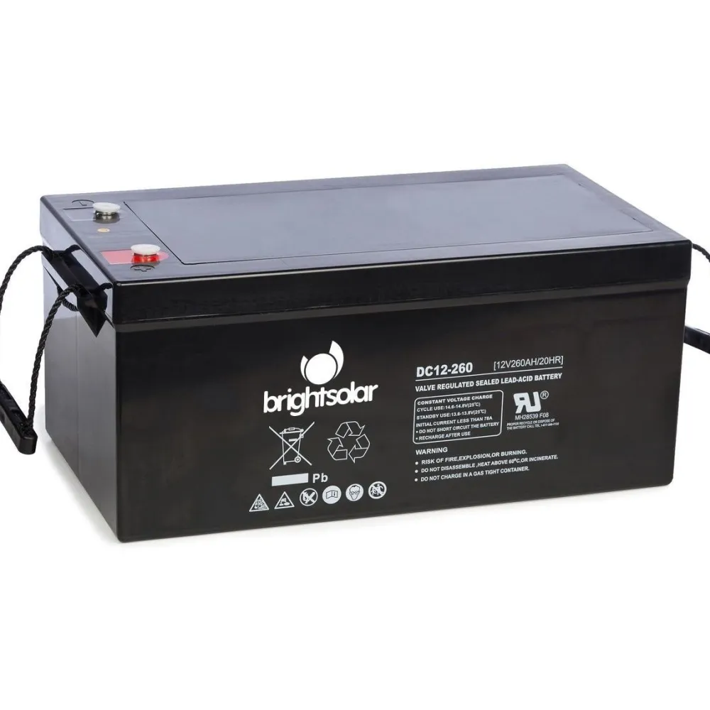 AGM-akku DC12-260 huoltovapaa - Bright Solar