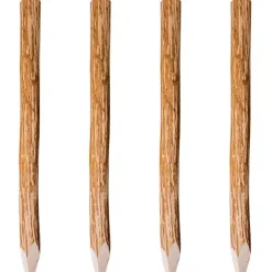 Aidanseipäät 4kpl pähkinäpuu 120cm - FinePRICE Hot