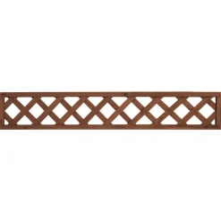 Tammiston puu Aitaelementti Lehto A62R 1800x300 mm vinoristikko ruskea Best