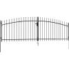 Aitaportti keihäskärjillä 400x200cm - FinePRICE Outlet