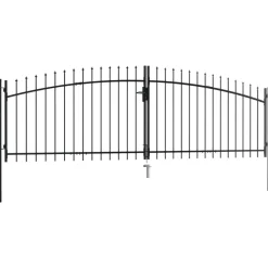 Aitaportti keihäskärjillä 400x200cm - FinePRICE Outlet