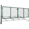 Aitaportti teräs 306x150cm vihreä - FinePRICE Best