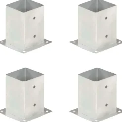 Aitatolpan jalat 4kpl galvanoitu 101mm - FinePRICE Best