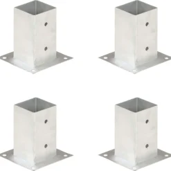 FinePRICE Aitatolpan jalat 4kpl galvanoitu 81mm Sale