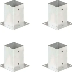 FinePRICE Aitatolpan jalat 4kpl galvanoitu 91mm Online