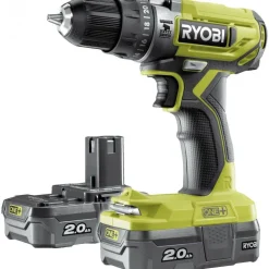 Akkuiskuporakone ONE+ R18PD2-220SL 18V 2x2,0 Ah akuilla - Ryobi