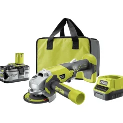 Akkukulmahiomakone ONE+ R18AG-140S 18V 4,0 Ah akulla - Ryobi Online