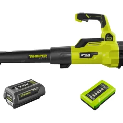 Akkulehtipuhallin Max Power RY36BLXA-140P 36V 2x4,0 Ah akuilla - Ryobi Outlet