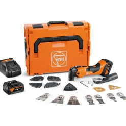 Fein Akkumonitoimityökalu Akku MultiMaster 500 Plus Top AmpShare 2x4,0 Ah akuilla Hot