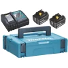 Akkupaketti LXT 18V PowerPack 2x5,0 Ah ja DC18RC + Makpac - Makita Outlet