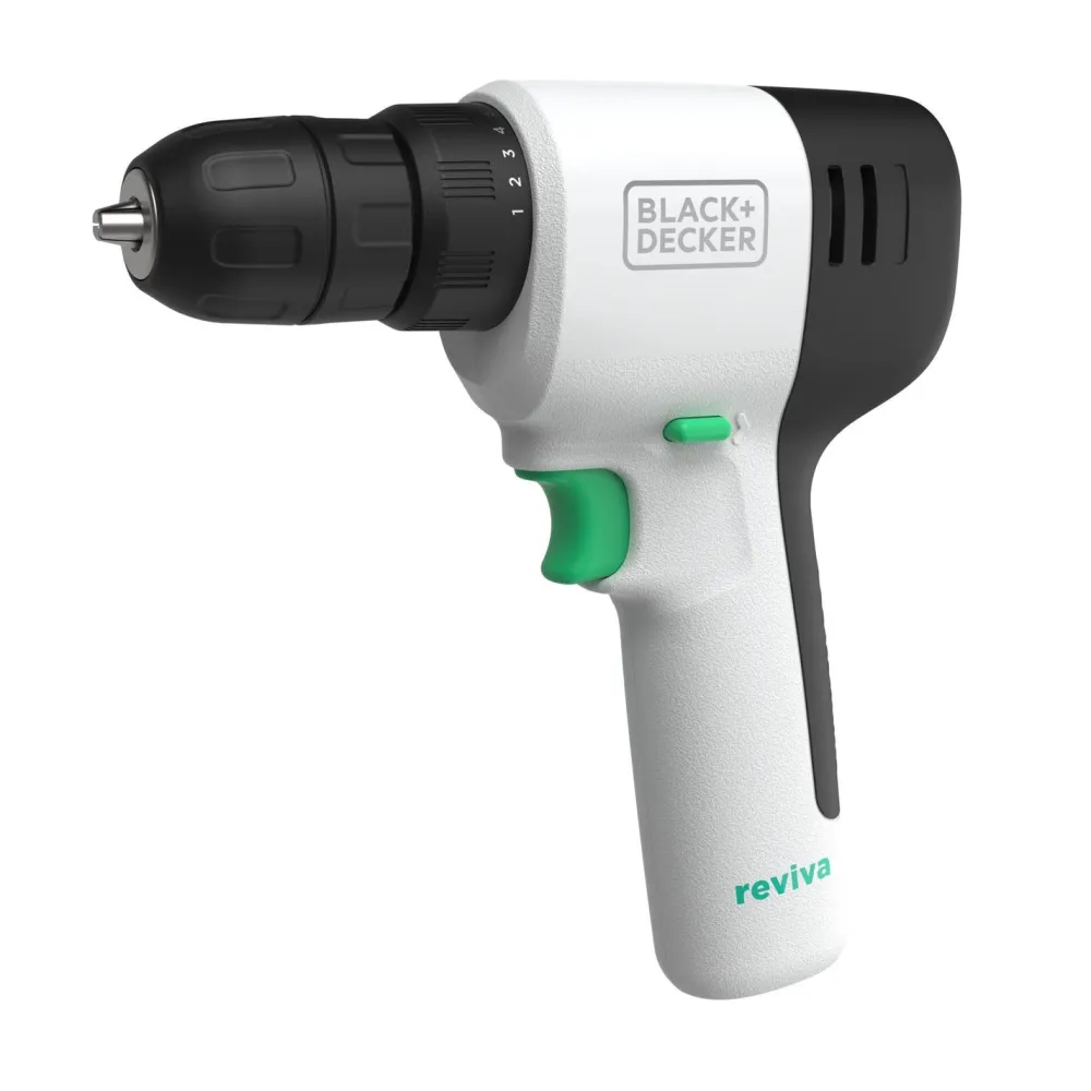 Akkuporakone REVDD12C Reviva 12V 1,5 Ah akulla - BLACK+DECKER New