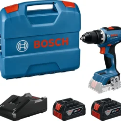 Akkuporakone Bosch Professional GSR 18V-65 18V 2x5,0 Ah akuilla + L-Case - Bosch Power Tools Best