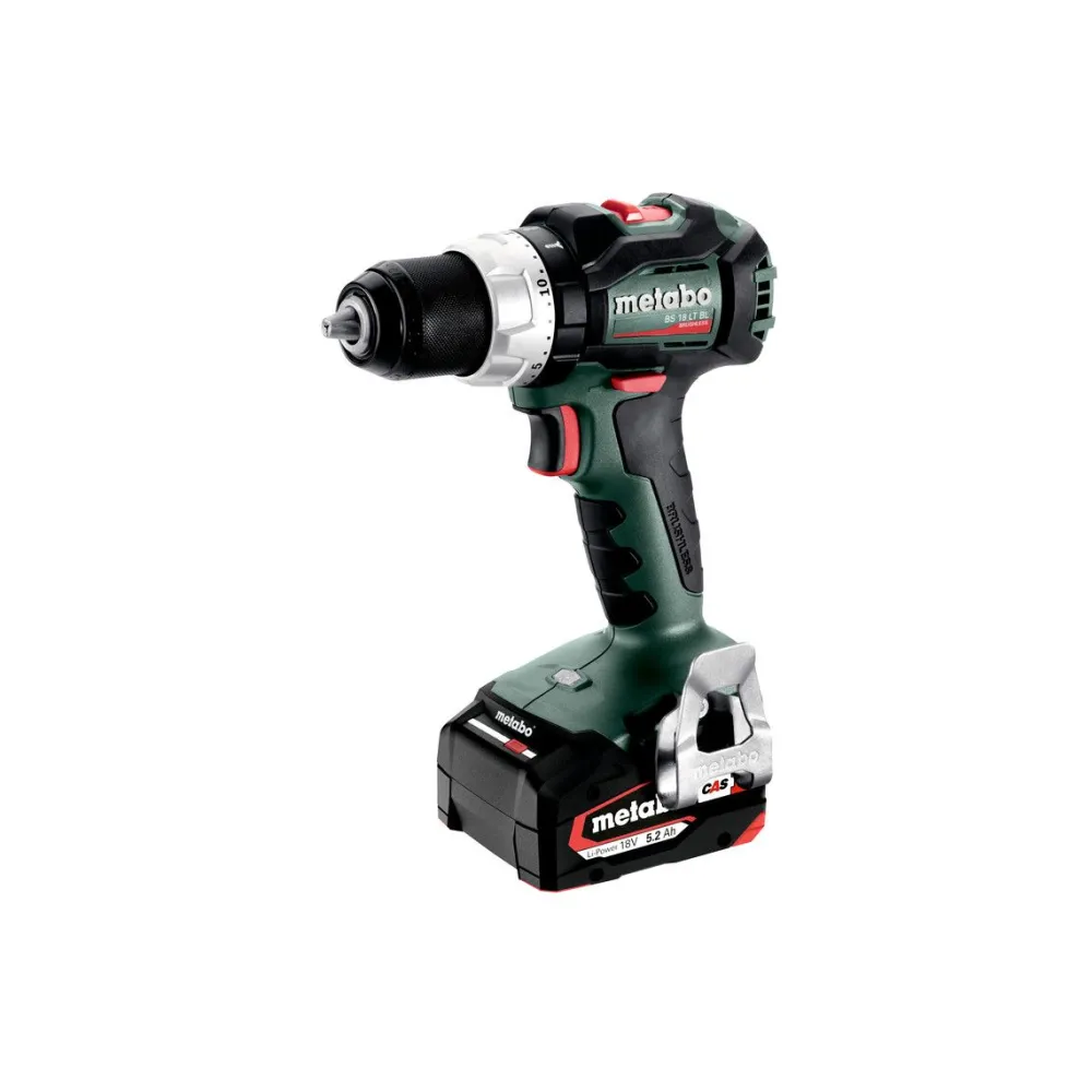 Metabo Akkuruuvinväännin BS 18 LT BL sisältää 2x5.2Ah Li-Power-akut Online