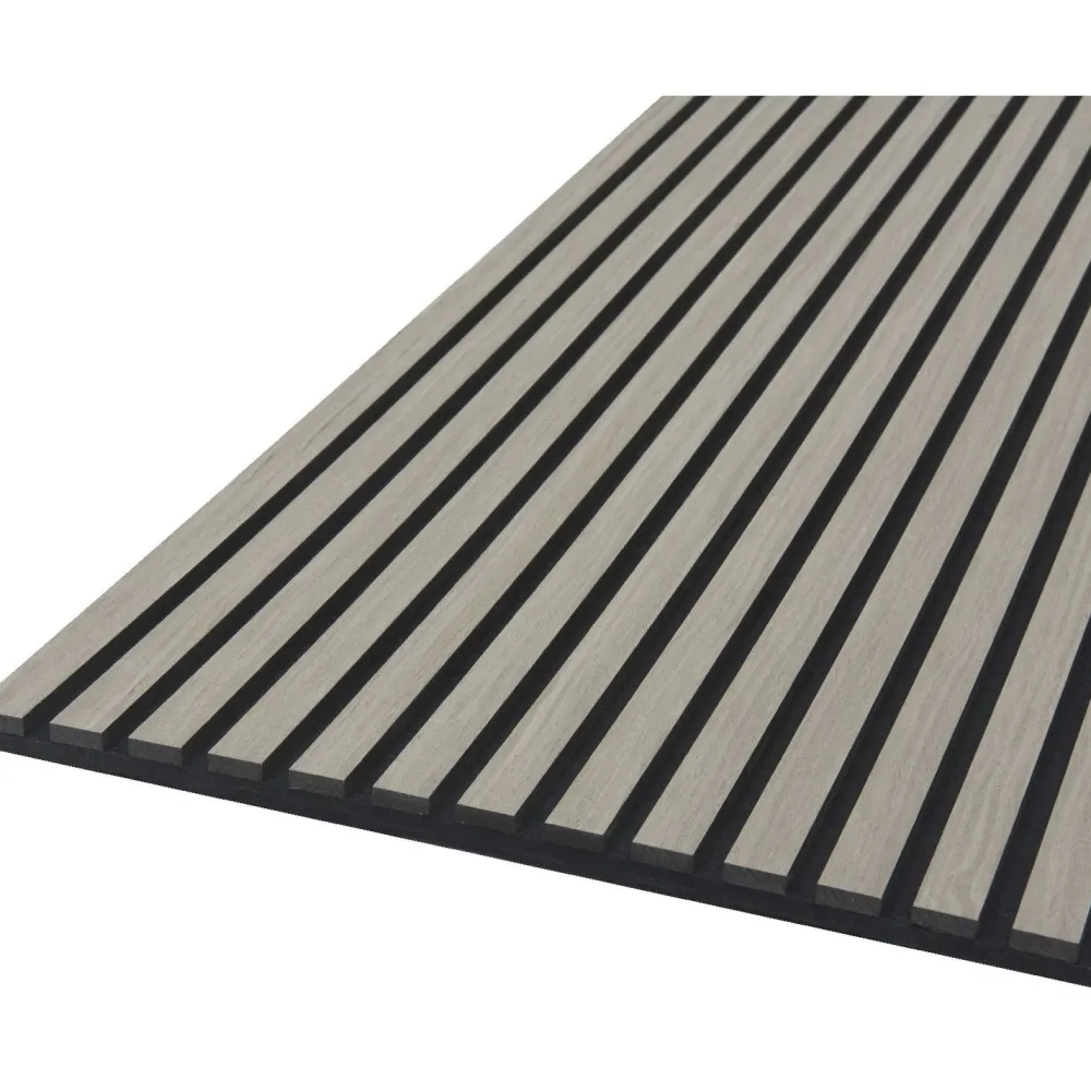 Fibrotech Akustiikkalevy Quanti, 18x520x2440mm, harmaa tammi puuviilu