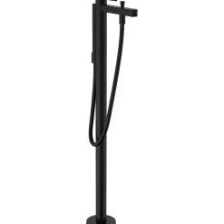 Ammehana Finoris lattia-asennukseen, mattamusta - Hansgrohe Sale
