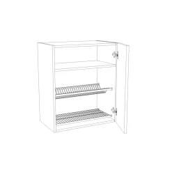 Astiankuivauskaapin runko 703mm valkoinen - Ideal Keittiöt Clearance