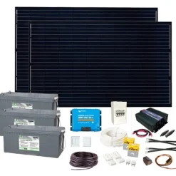 Aurinkoenergiapaketti Holiday 12V / 230V - Sunwind Outlet