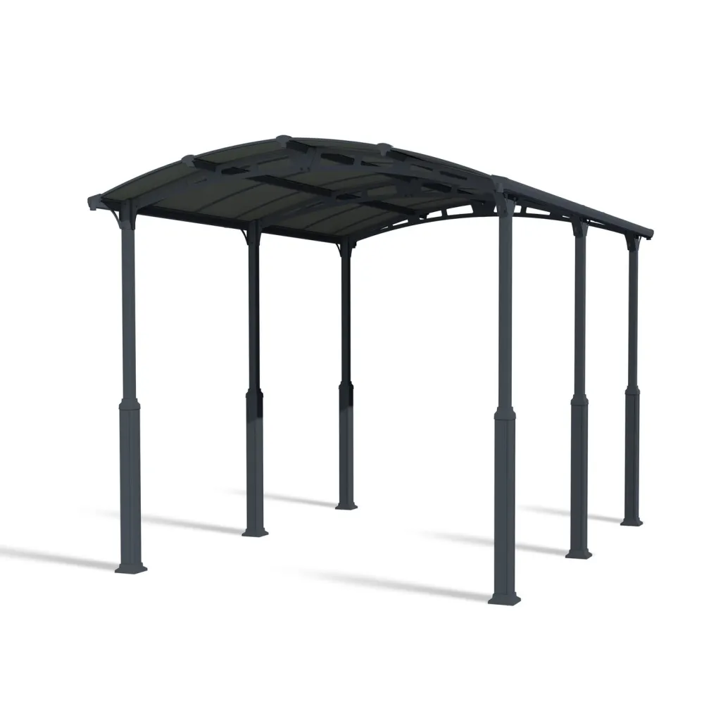 Palram-Canopia Autokatos matkailuautolle Alpine, 15.8m², metalli, tummanharmaa/harmaa Discount