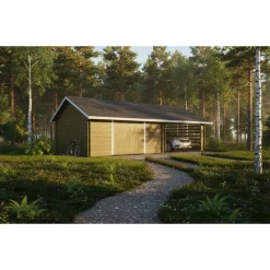 LP Garden Autotalli ja autokatos AT30KL, 29.9m² + 24m² Online