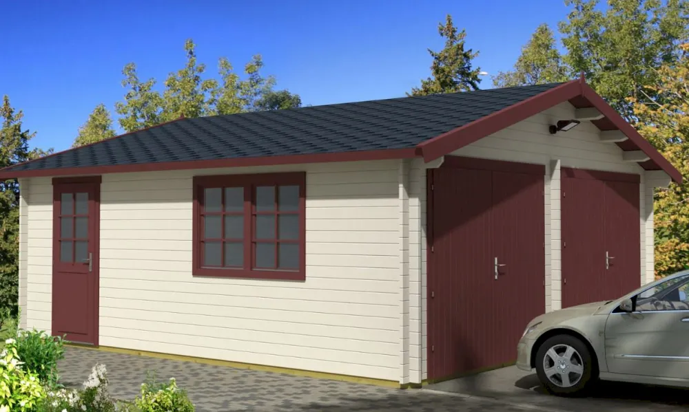 Autotalli D 40, 29.3m² - Tene Discount