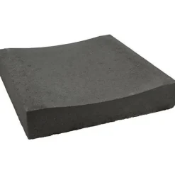 Betonikourulaatta 418x420x80 mm sileä musta - Rudus Best
