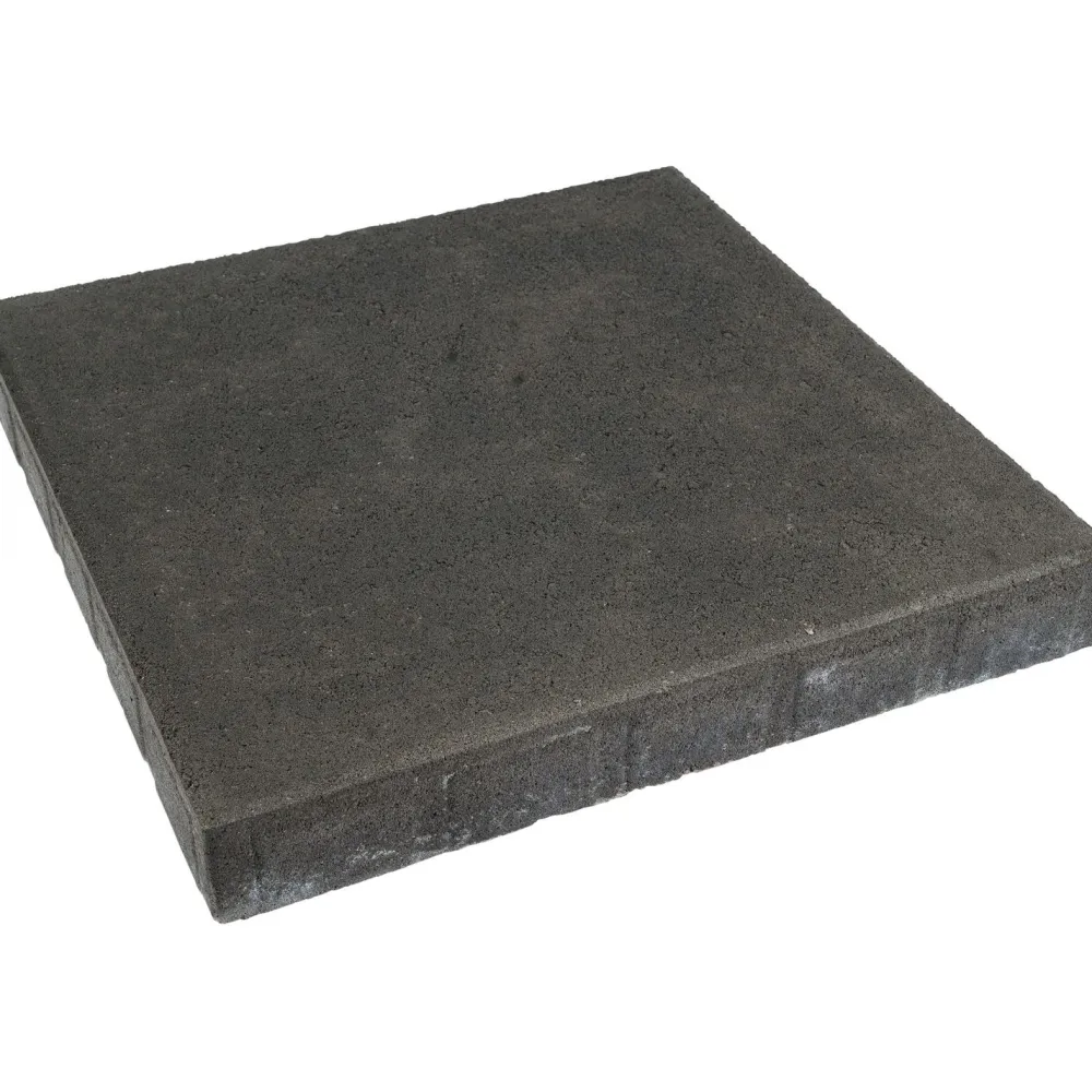 600x600x80 mm sileä musta - Betonilaatta New