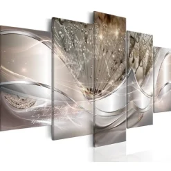 Artgeist Canvas-taulu Sparkling Dandelions, vaaleanpunainen, eri kokoja Sale