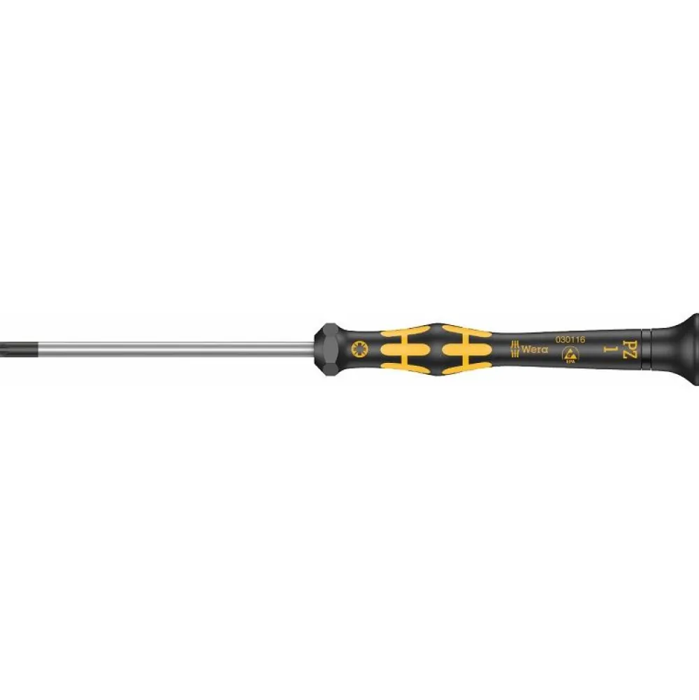 Elektroniikkaruuvimeisseli Esd Kraftform Micro, PZ 1x80mm - Wera Best