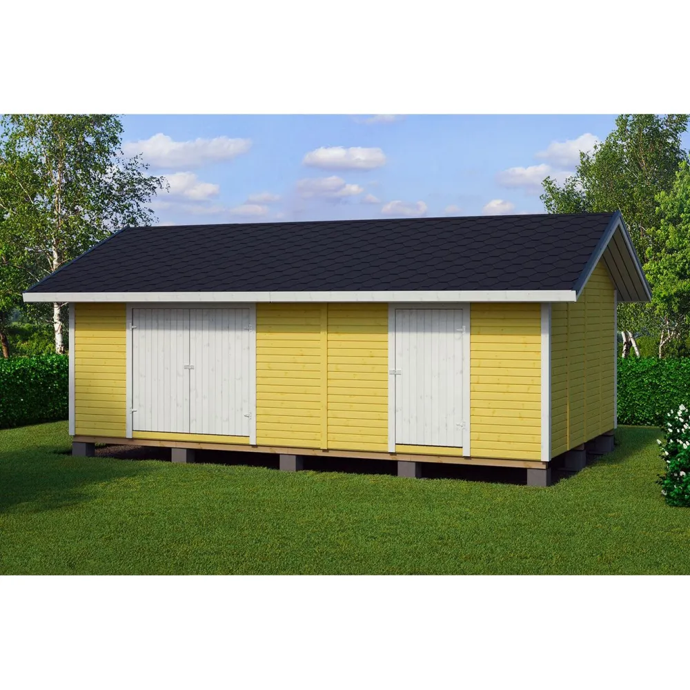 Timburg Elementtivarasto E18 7040x4240 mm 29.85 m² puuvalmis Online