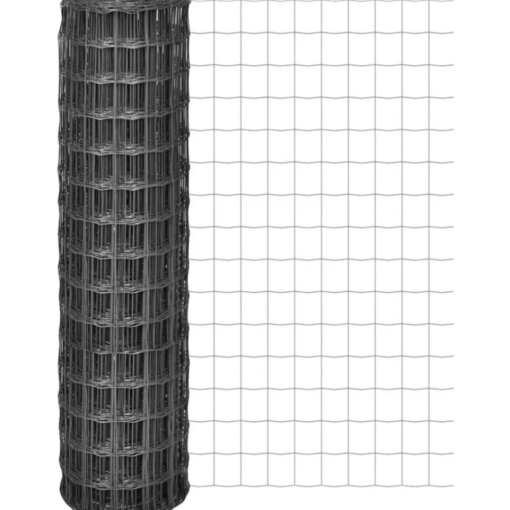 Euro-aita teräs 10x1,5 m harmaa - FinePRICE Best