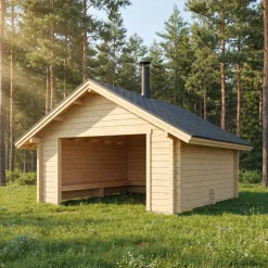 Grillikatos G-L, 16m², harjakatto - LP Garden Sale