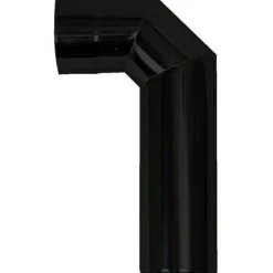 Hormin kulmaputki 90 astetta, Musta 115 mm - Harvia New
