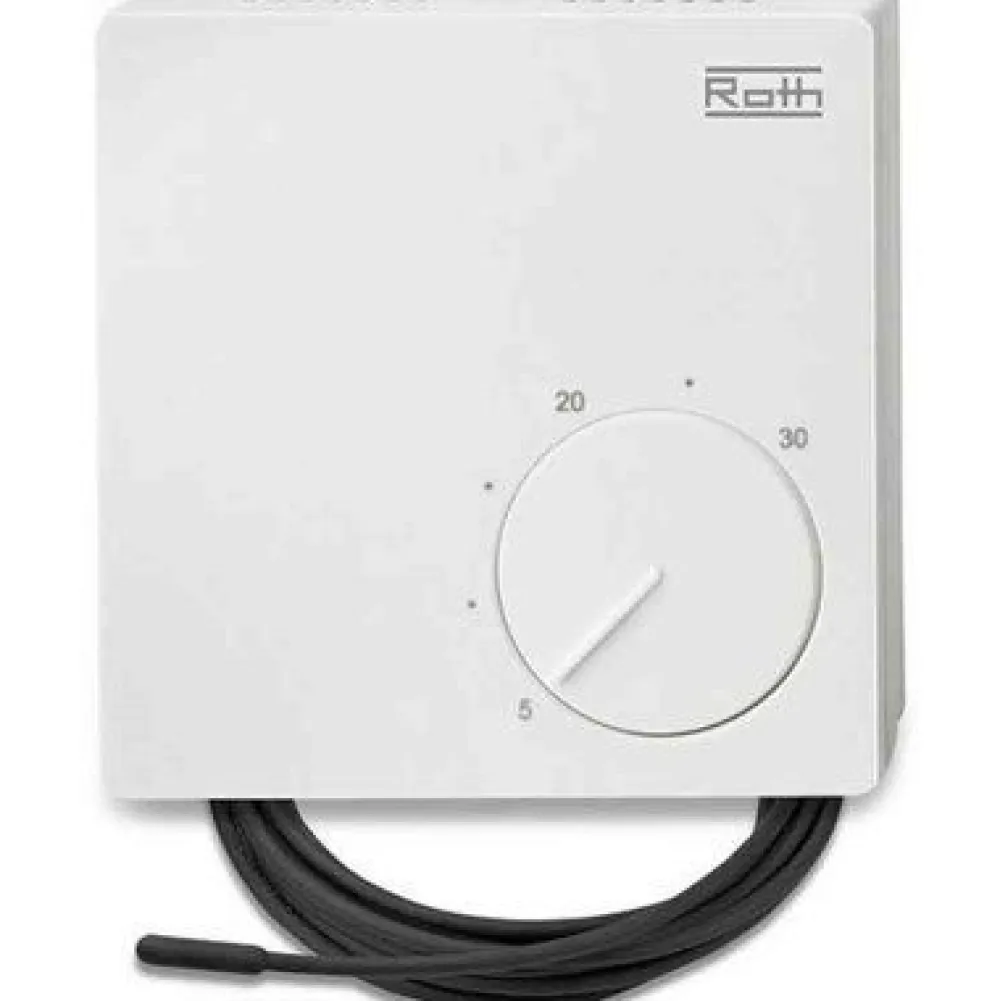 Roth Huonetermostaatti Basicline 24V lattia-anturilla Sale