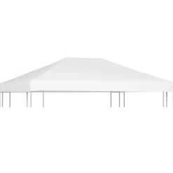 Huvimajan katto 270 g /m² 4x3 m valkoinen (12083) - FinePRICE Outlet