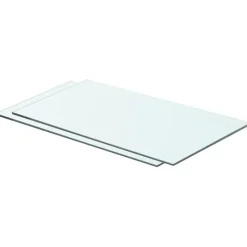 FinePRICE Hyllyt 2 kpl, kirkas lasi, 60x30 cm Clearance