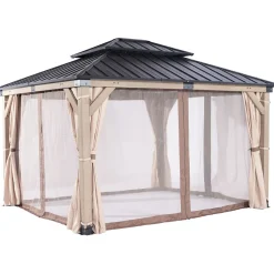 Hyttysverkot paviljonkiin CEDAR 3,36x3,9 m - Home4you Discount