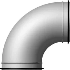 Timburg Ilmanvaihtokanavan käyrä 90° / 250 mm Best