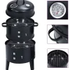 FinePRICE 3-in-1 hiilisavustin bbq-grilli 40x80 cm Clearance