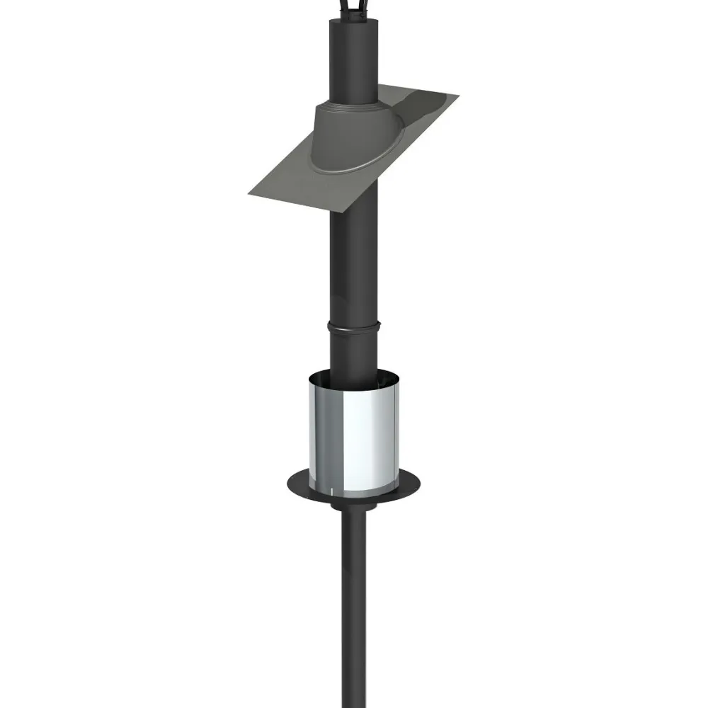 Saunan Piippu ECO Ø115mm 2,5m musta - Jeremias Sale