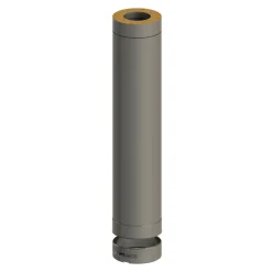 Saunan Piippu Premium, 1000 mm jatko-osa Ø115 mm, rst - Jeremias Best