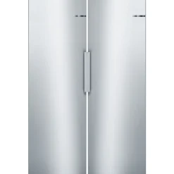Jääkaappi ja pakastin KSV33VLEP GSN33VLEP Serie 4, 137cm, 324/225 l, teräs - Bosch Clearance