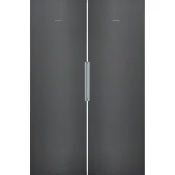 Jääkaappi ja pakastin KS36VVXDP GS36NVXEV iQ300, 120cm, 346/242 l, musta teräs - Siemens Online