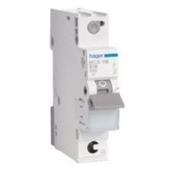 Hager Johdonsuojakatkaisija 1-napainen C 6kA MCS116 16A JL Discount