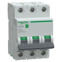 Johdonsuojakatkaisija Easy9 MCB 3C16 6 kA - Schneider Electric