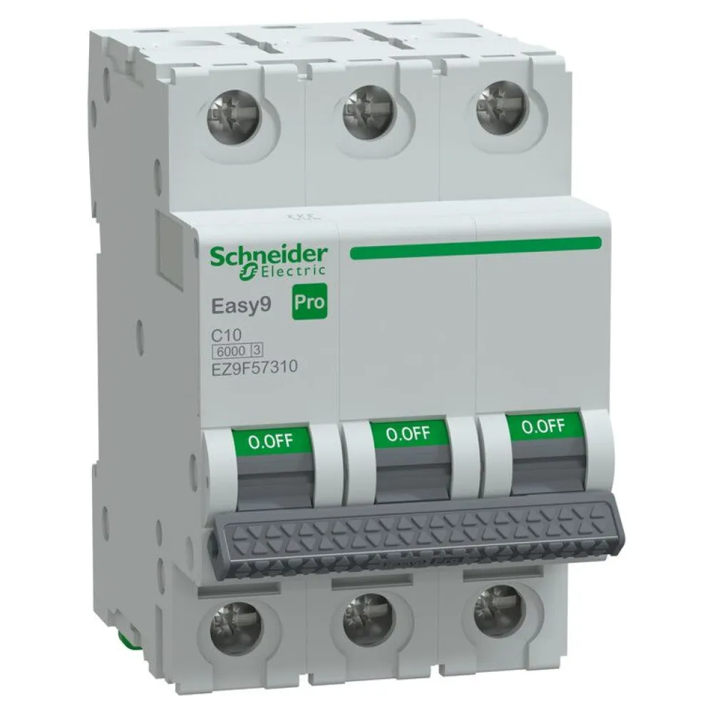 Schneider Electric Johdonsuojakatkaisija Easy9 MCB 3C10 6 kA Clearance