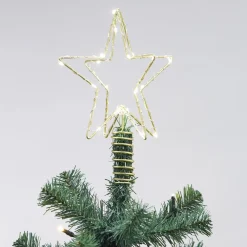 Nordic Winter Joulukuusen latvatähti 3D LED-valolla ja liiittimellä 25x19x19cm Discount