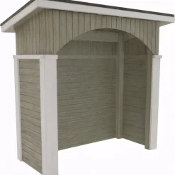 Jätekatos , 163x105x177 cm, puu, bitumikate - Miljöökoriste Outlet