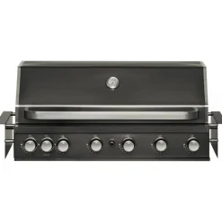 Kaasugrilli Black Jewel 6 built-in, 6 poltinta, upotettava, musta - Mustang Best