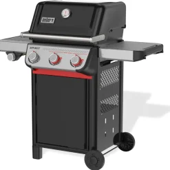 Kaasugrilli Weber Spirit E-335, 3 poltinta, sivukeitin, Sear Zone, musta - Weber Grill Outlet