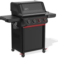 Kaasugrilli Weber Spirit EPX-435R Stealth, 4 poltinta, sivukeitin, musta - Weber Grill